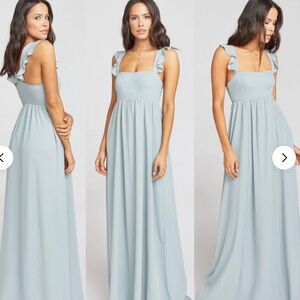 Show Me Your MuMu Light Blue Maxi Dress